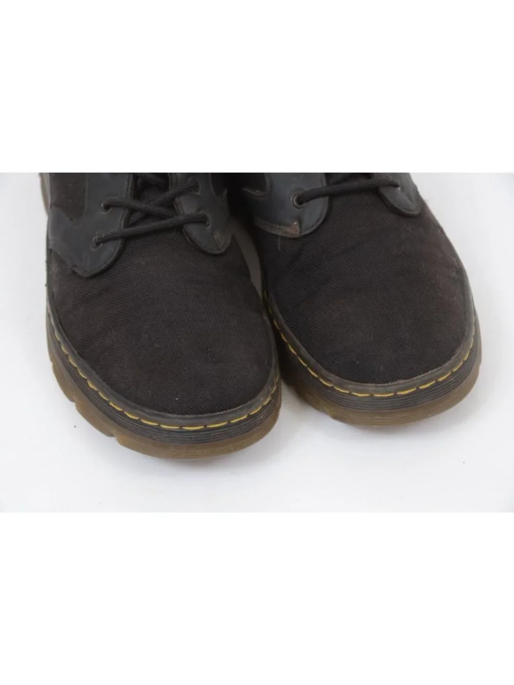 Dr. Martens Bonny Boots Men's 10 Women's 11 Black AirWair Nylon Leather Combat